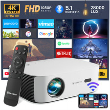 VANKYO Performance V700W 5G WiFi & 5.1 Bluetooth 4K LED Projector Home Theater picture