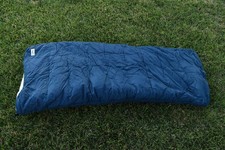 Vintage L.L. BEAN Camp Sleeping Bag  Blue 74X33 Camping picture