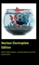 Simpsons x Kidrobot Blinky In Fishbowl Nuclear Electroplate Edition /500 picture
