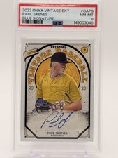 2023 Onyx Vintage Extended - Autographs Paul Skenes #OAPS Blue Ink (AU, RC) picture