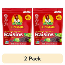 Sun-Maid California Sun-Dried Raisins - (2 Pack) 32 Oz Resealable Bag - Dried F picture