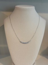 Natural diamonds necklack 18k white gold. picture