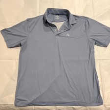 Rhoback Men's Short Sleeve Polo Shirt Size Large picture