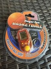 Vintage Excalibur Finger Fun BasketBall Keychain Game Handheld Video Game NEW picture