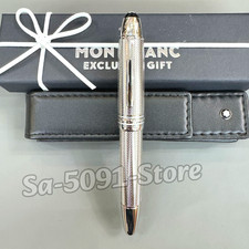 MONTBLANC Meisterstück 149 Solitaire Silver Barley Fountain Pen w/ Box picture