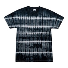 Colortone Black Tie Dye T-Shirt Multi Style Adult S-3XL 100% Cotton Blank Tee picture