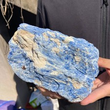 6.1lb Rare Natural Blue KYANITE Crystal with Quartz Crystal Rough Specimen picture