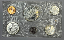 1963 Canadian 6-Coin Uncirculated Set .800 silver Canada Sealed picture