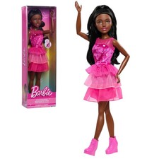 Barbie 28-Inch Fashion Doll, Large Brown-Haired Doll W/ Removable Shimmery Dress picture