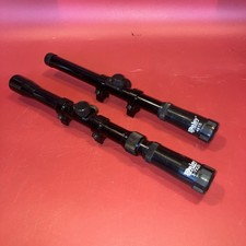 Lot Of 2 Daisy Scopes Adjustable 3-7x20 And Fixed 4x15 Both Work Well picture