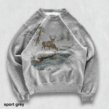 Vintage Winter Deer Sweatshirt picture