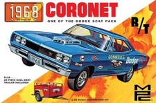 MPC 975 1968 Coronet R/T 1/25 model kit picture
