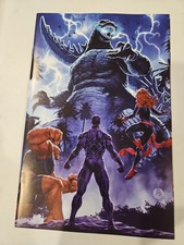 Godzilla Destroys the Marvel Universe #4 Mark Brooks Virgin Variant 1:50 picture