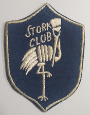 Rare 1940s 1950s Vintage Stork Club Patch NYC New York Nightclub picture
