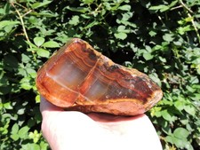 Natural Raw Brazilian RED Carnelain Agate Nodule Rough Rock Nodule (2.7Lb) picture