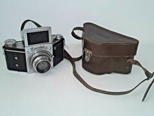 * 1938 Ihagee Exakta B Waist Level Viewfinder Film CHROME Camera 1:2.8 Lens 75mm picture