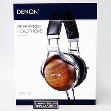DENON Headphone Over Ear High Responded Correspondence Wood Housing AH-D7200 NEW picture
