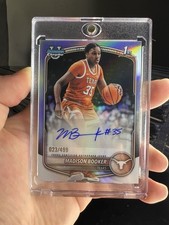 2025-26 Bowman - Chrome Prospect Autographs Madison Booker /399 #CPA-MB (AU, RC) picture