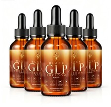 BlackGLP Freedom Drops for  Weight Loss Liquid Supplement Fat Burner (2 oz)1-5x picture
