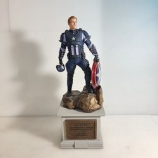 Marvel’s Avengers Captain America Statue Earth’s Mightiest Edition Game Figure picture