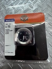 OEM Harley-Davidson Handlebar Clock Module with Bracket Black Face 75041-03 🇺🇸 picture