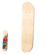 Blank Skateboard Deck 16.92 in Paintable Skateboard Deck for Kids DIY picture