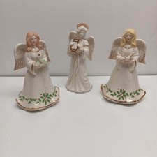 LENOX CHRISTMAS ANGEL FIGURINE LOT OF 3 INNOCENCE NATIVITY + 2 MORE  AB picture