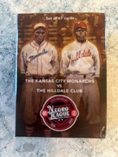 100th ANNIV. 1924 Negro Leagues World Series Centennial Card Set Monarchs/Hillda picture