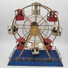 Rare Antique Tin Metal Ferris Wheel picture