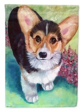 Caroline's Treasures 7368CHF Pembroke Corgi Puppy House Flag Polyester House picture