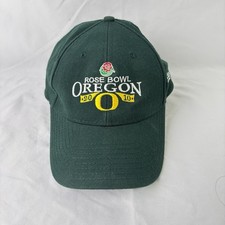 Vintage Oregon Ducks 2010 Rose Bowl New Era Strapback Hat Cap - Green picture