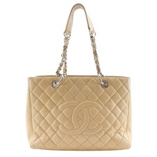 CHANEL Grand shopping tote Tote Bag A50995 GST Matelasse Chain Tote beige ... picture