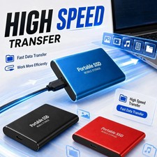 2TB 4TB 16TB Portable SSD Type-C External Hard Drive High Speed USB 3.1 Laptop picture