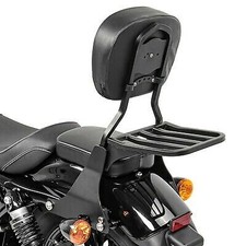 Sissy Bar Backrest with Luggage Rack Fit for Harley 883 1200 Custom 1994-2003 picture