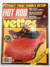 HOT ROD Magazine Vette's Corvette Funny Car Centerfold Mopar Vintage May 1981 picture