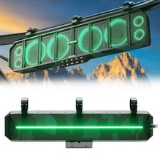8-Speaker 600W UTV Sound bar Bluetooth Polaris ATV RZR Waterproof Radio System picture
