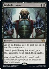 Diabolic Intent NM-Mint The Brothers' War MTG picture