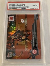 Topps 2025-26 Now Bundesliga Younes Ebnoutalib #91 RC Orange Foil/25 PSA 10 picture