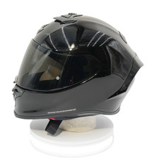 SCORPION EXO-R1 AIR MOTORCYCLE HELMET GLOSS BLACK SIZE SMALL OPEN BOX picture