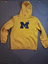 Michigan Wolverines Nike Hoodie Large picture