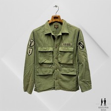 FUCT SSDD MFG Field Jacket Olive Safari Maverick Military L US SDD 100% Cotton picture