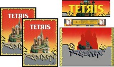 Tetris Arcade Side Art Full Set 5pc Artwork  Textured CPO- Satin Finish picture