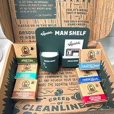 Dr. Squatch Man Shelf Multipack Bar Soap Set Pine Tar + Fresh Falls picture