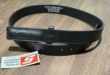 SNAP ON Mechanic Belt No Scratch Black Leather Work Belt Sizes USA WAIST (30-52) picture