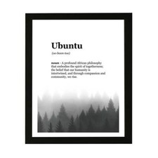 Designs ByLITA Ubuntu Dictionary Definition Forest Design, Wall Print Art picture