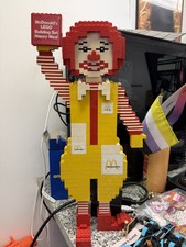 Rare Ronald McDonald 1980's Managers Lego Happy Meal Display picture