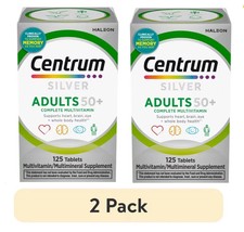 2pk Centrum Silver Adults 50 Plus Multivitamin With Vitamin C, D & E, 125 Count picture