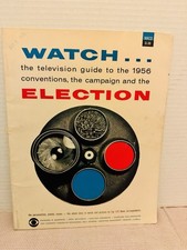 VTG 1956 WATCH; The Television Guide To The ‘56 Election, Edward R Murrow Et Al picture