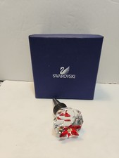 SWAROVSKI POINSETTA CRYSTAL WINE BOTTLE STOPPER 2007 RARE RETIRED ITEM picture