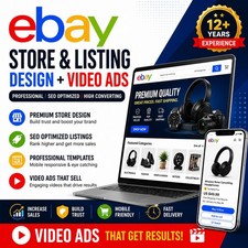 Complete eBay Store Branding, Listing Template Design & Video Ads Package picture